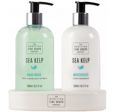 Hand Care Set 2x300ml Pump Bottles THE SCOTTISH FINE SOAPS Sea Kelp Hand Care Set 2x300ml