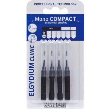 Elgydium Mono Compact Black 0.35mm 4τμχ Elgydium Mono Compact Black 0.35mm 4τμχ