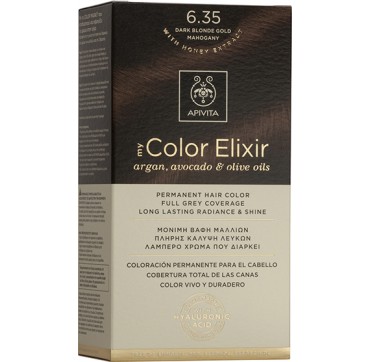 Apivita My Color Elixir 5.03 Καστανό Ανοιχτό Φυσικο Μελί 1TMX Apivita My Color Elixir 6.35 Ξανθό Σκούρο Μελί Μαονί 1TMX
