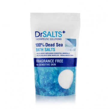 Dr SALTS 100% DEAD SEA BATH SALTS SLEEP THERAPYWITH LAVENDER 1kg Dr SALTS 100% DEAD SEA BATH SALTS FRAGRANCE FREE FOR SENSITIVE SKIN 1kg