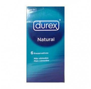 Durex Natural Προφυλακτικά 6τεμ.