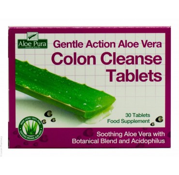 Optima Organic Aloe Vera Colon Cleanse 30tabs