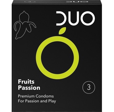 Duo Fruits Passion Προφυλακτικά 3τεμ. 