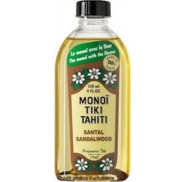 MONOI TIKI TAHITI SANDALWOOD 120ml MONOI TIKI TAHITI SANDALWOOD ΛΑΔΙ ΠΟΛΛΑΠΛΩΝ ΧΡΗΣΕΩΝ 120ML