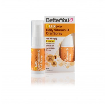 Better You Dlux D Junior 400iu Υπογλώσσιο Spray 15ml (100 Ψεκασμοί)