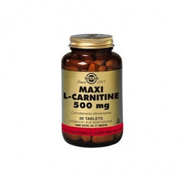 Solgar L-carnitine 500 Mg 30tabs