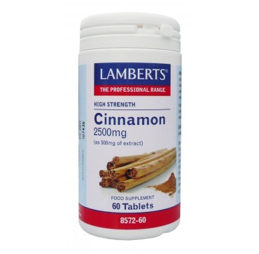 LAMBERTS CINNAMON 2500mg 60tabs
