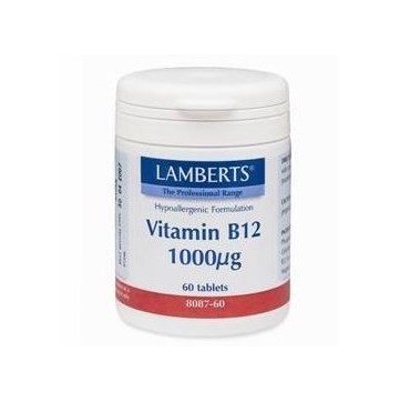 Lamberts Vitamin B12 1000mg (cobalamin) 60tabs