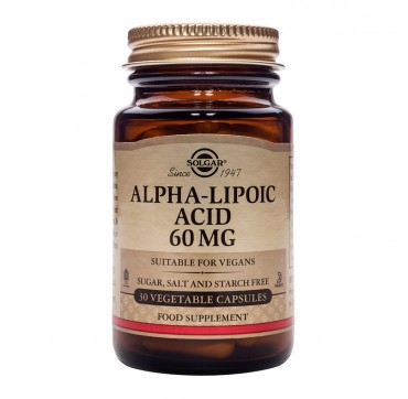 Solgar A-lipolic Acid 60mg 30veg.caps Solgar A-lipolic Acid 60mg 30veg.caps