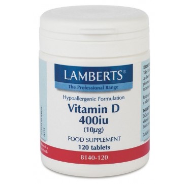 Lamberts Vitamin D3 400iu 120tabs