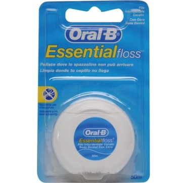 Oral-b Essential Floss Οδοντικό Νήμα Κυρωμένο 50m