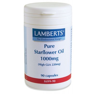 LAMBERTS PURE STARFLOWER OIL 1000mg (High GLA 220mg) 90caps