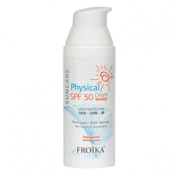 Froika Suncare Physical Tinted Cream SPF50 Αντηλιακή Κρέμα Υψηλή Φωτοπροστασία 50ML