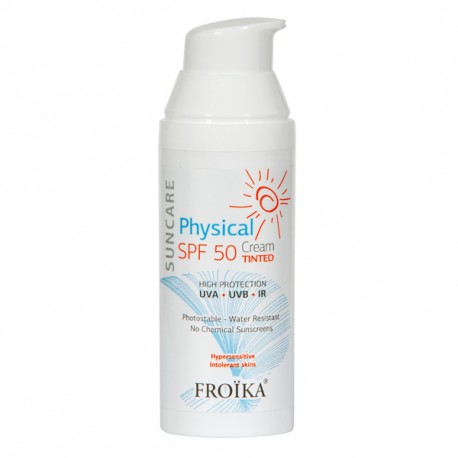 Froika Suncare Physical Tinted Cream SPF50 Αντηλιακή Κρέμα Υψηλή Φωτοπροστασία 50ML