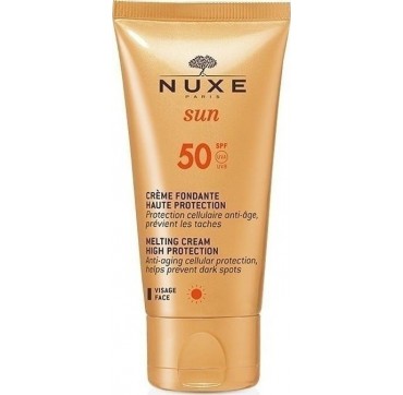 Nuxe Melting Cream High Protection Αντηλιακή Κρέμα Προσώπου Υψηλής Προστασίας Spf50 50ml