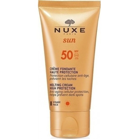 NUXE MELTING CREAM ΑΝΤΗΛΙΑΚΗ ΚΡΕΜΑ ΠΡΟΣΩΠΟΥ spf50 50ml