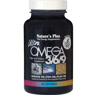 NATURES PLUS ULTRA OMEGA 3/6/9 60softgels