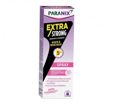 Paranix Extra Strong Spray Για Αγωγή & Προστασία Από Φθειρες Και Κόνιδες Με Κτένα 100ml