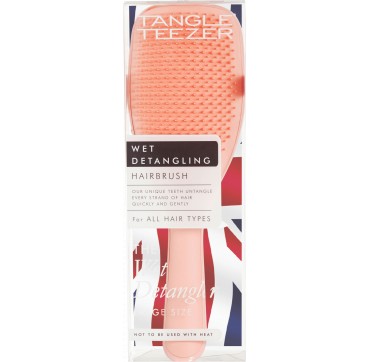 Tangle Teezer Wet Detangling Hairbrush For All Hair Types Large Size Peach 1τμχ