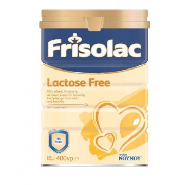 FRISOLAC LACTOSE FREE ΓΑΛΑ ΕΙΔΙΚΗΣ ΔΙΑΤΡΟΦΗΣ 0m+ 400g 