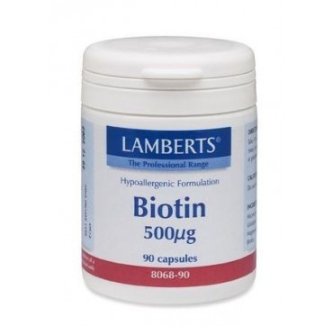 LAMBERTS BIOTIN 500mcg 90caps
