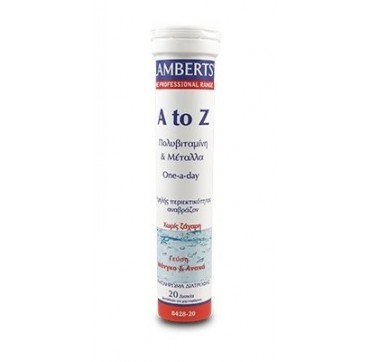 LAMBERTS A TO Z MULTIVITAMINS EFFER 20tabs LAMBERTS A TO Z MULTIVITAMINS EFFER 20tabs