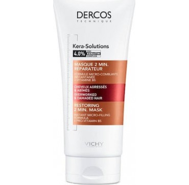 Vichy Dercos Kera-solutions 2min Restoring Μάσκα Για Ξηρά Ταλαιπωρημένα Μαλλιά 200ml