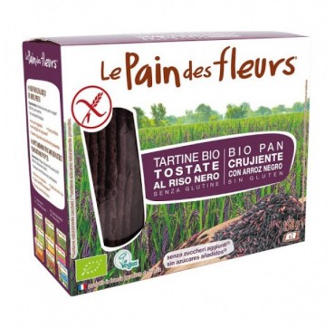 Le Pain Des Fleurs Φρυγανισμένο Τραγανό Βιολογικό Ψωμί Από Μαύρο Ρύζι 150g