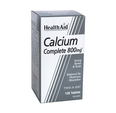HEALTH AID CALCIUM COMPLETE 800mg 120tabs HEALTH AID CALCIUM COMPLETE 800mg 120tabs