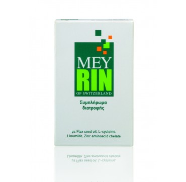 MEYRIN OF SWITZERLAND ΣΥΜΠΛΗΡΩΜΑ ΔΙΑΤΡΟΦΗΣ ΜΕ FLAX SEED OIL ΓΙΑ ΤΗΝ ΠΡΟΣΤΑΣΙΑ ΤΩΝ ΜΑΛΛΙΩΝ 30CAPS