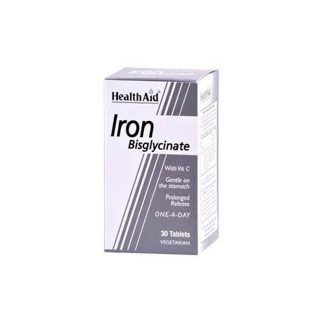 Health Aid Iron Bisglycinate 30tabs