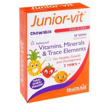HEALTH AID JUNIOR-VIT CHEWABLE 30tabs HEALTH AID JUNIOR-VIT CHEWABLE 30tabs