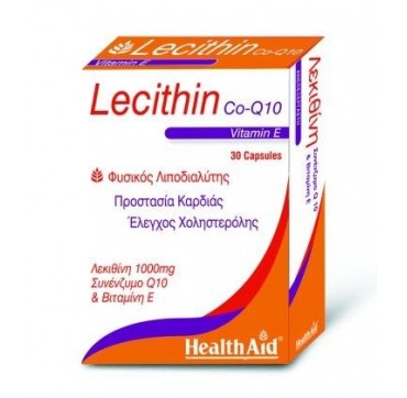 HEALTH AID LECITHIN 1000mg CO-Q10 30caps HEALTH AID LECITHIN 1000mg CO-Q10 30caps