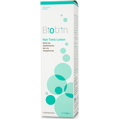 BIOTRIN HAIR TONIC LOTION ΤΡΙΧΟΠΤΩΣΗ ΚΑΙ ΛΙΠΑΡΟΤΗΤΑ 100ML
