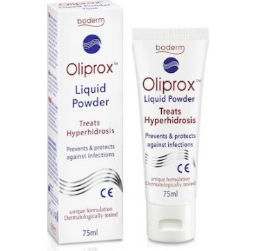 Boderm Oliprox Treats Hyperhidrosis Liquid Powder 75ml