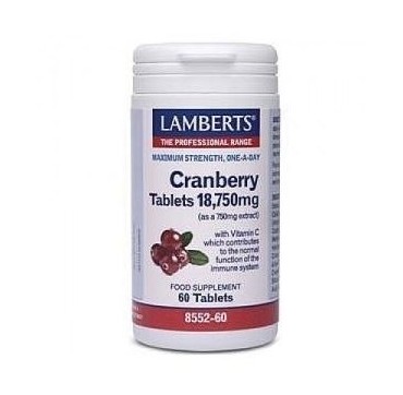 LAMBERTS CRANBERRY 18.750 mg 60tabs LAMBERTS CRANBERRY 18.750 mg 60tabs