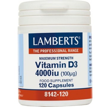 Lamberts Vitamin D3 4000iu 120caps