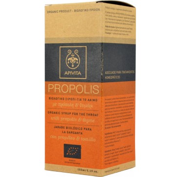 Apivita Propolis με Πρόπολη & Θυμάρι για τον Ερεθισμένο Λαιμό, Ανακουφίζει από τα Συμπτώματα του Κρυολογήματος 150ml