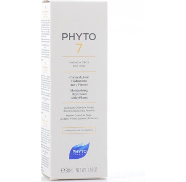 Phyto Moisturizing day Cream with 7 Plants for Dry Hair 50ml