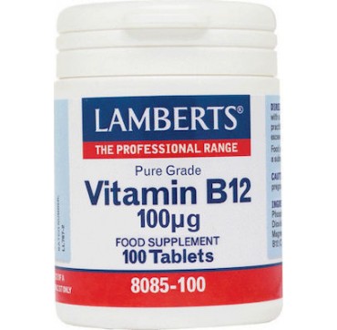 Lamberts Vitamin B12 100mcg 100 Tabs