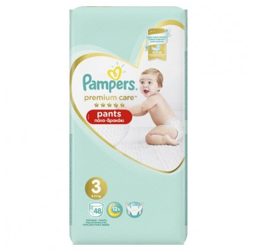 Pampers Premium Care Pants No3 (6-11kg) 48 τεμ.