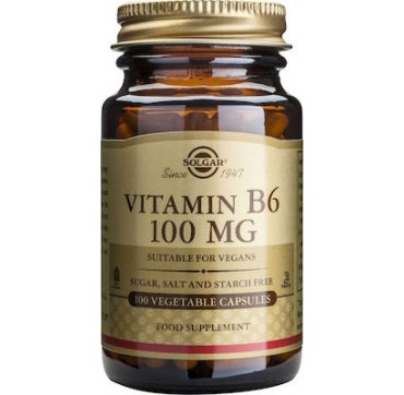 Solgar Vitamin B6 100mg 100caps