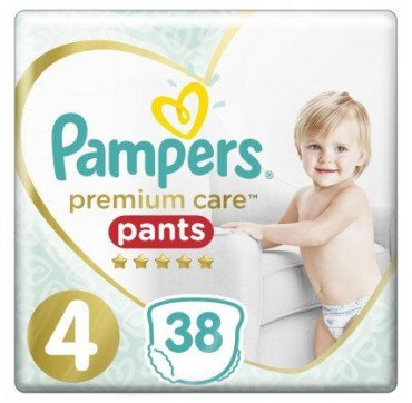 Pampers Premium Care Pants No4 (9-15kg) 38 τεμ.