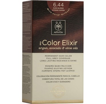 Apivita My Color Elixir 6.44 Ξανθό Σκούρο Έντονο Χάλκινο 1τμχ