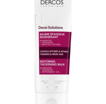 Vichy Dercos Densi-Solutions Restoring Thickening Balm with Rhamnose, Ceramie & Peppermint Oil 200ml