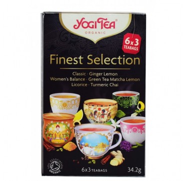 YOGI TEA FINEST SELECTION ΒΙΟ 34,2ΓΡ 6x3 teabags