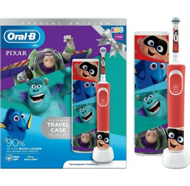 Oral-B Kids 3+ Years Vitality Special Edition Pixar & Travel Case 1τμχ