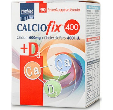 Intermed Calciofix 600mg + 200IU D3 90 ταμπλέτες