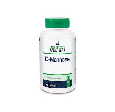Doctor's Formulas D-Mannose Προφυλάσσει από Λοιμώξεις του Ουροποιητικού Συστήματος 60caps