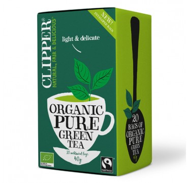 Clipper Organic Green Tea Βιολογικό Πράσινο Τσάι 20teabags 40g